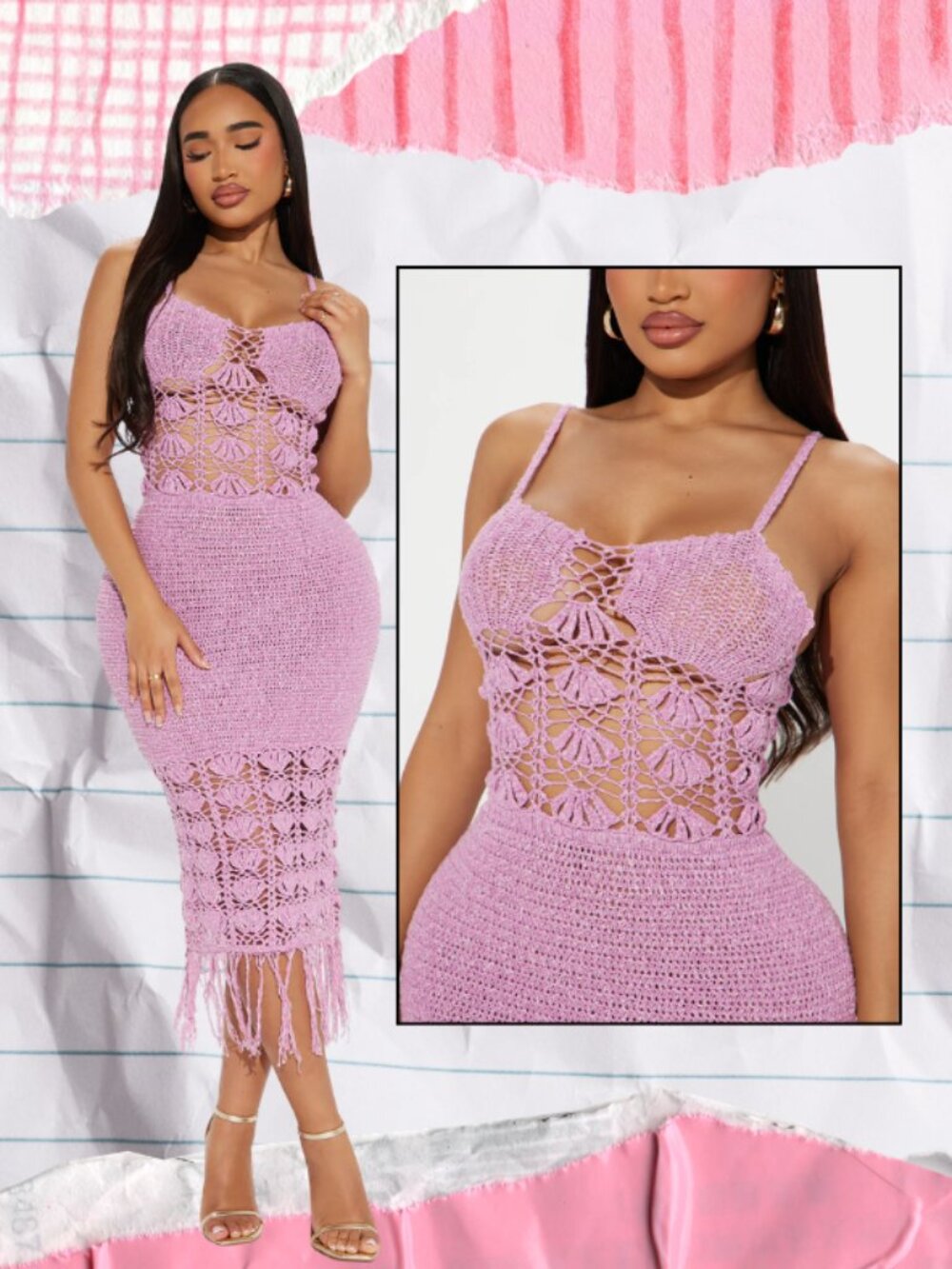 Beach/Vacation Crochet Dress (NEVER WORN)